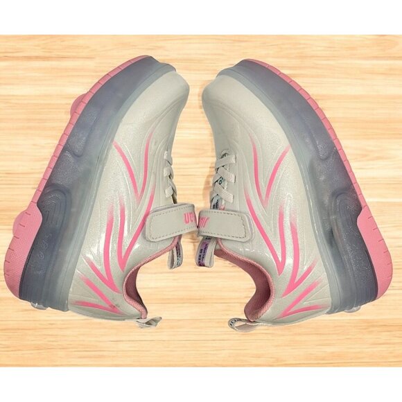 Jiandian Girls Roller Skates Shoes Euro 31Pink Round Toe Low Top Shoes - Picture 3 of 9